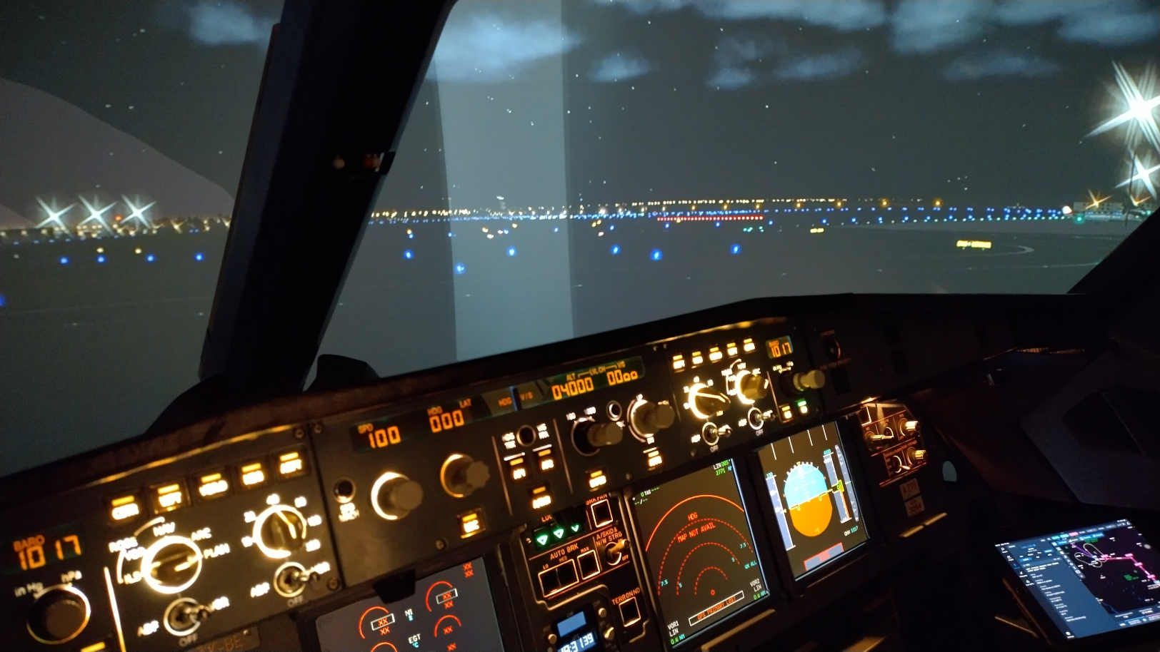 Santa’s Air A320 Cockpit